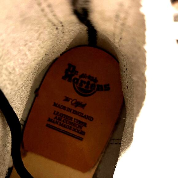 Dr Martens Patent Leather Mustard Yellow Steel Toed Boots size 8/EU 39 - Picture 9 of 9